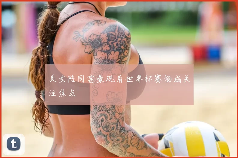 美女陪同富豪观看世界杯赛场成关注焦点