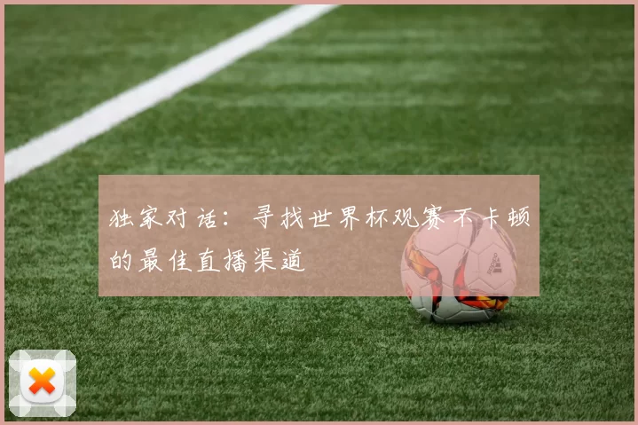 独家对话：寻找世界杯观赛不卡顿的最佳直播渠道